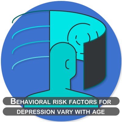 Behavioral risk factors for depression vary with age